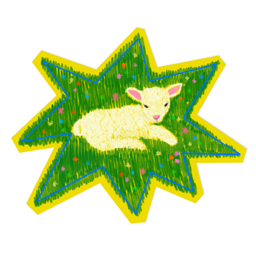 LITTLE LAMB! sticker