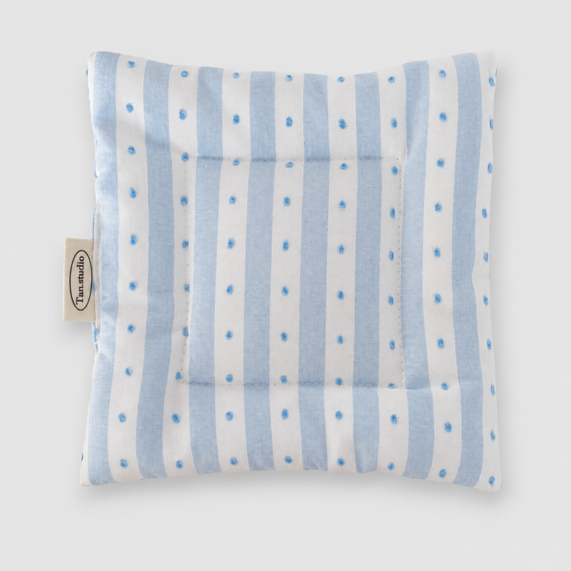 Light Blue Stripe Padded Coaster