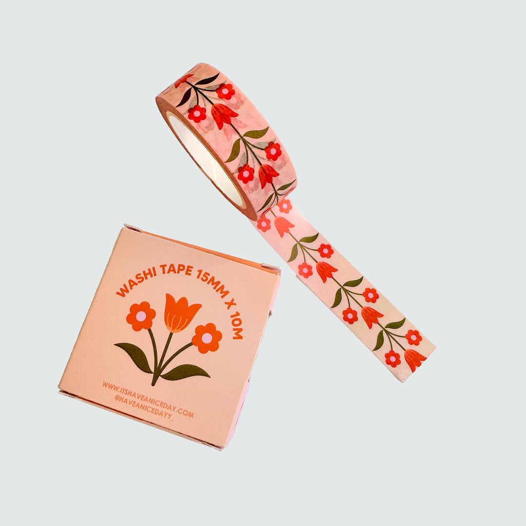 Tulips Washi Tape Roll