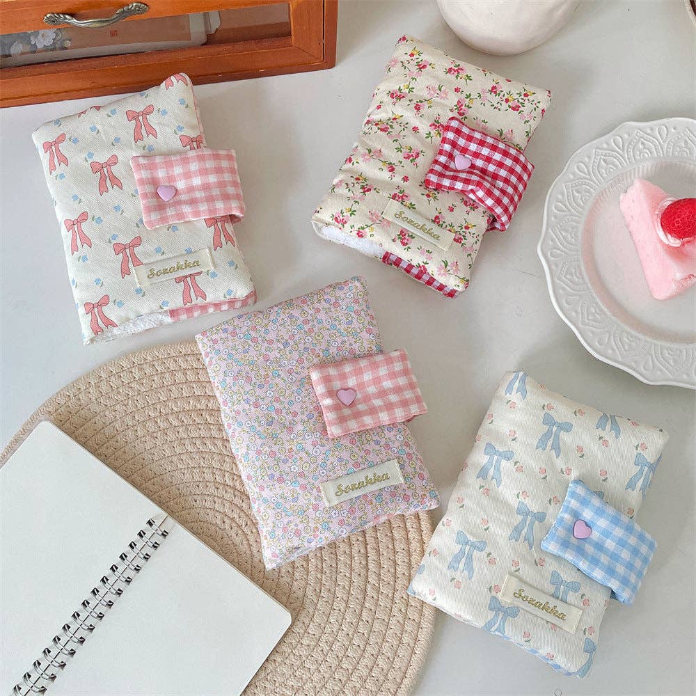 Handmade Pink Bow Journal Cover