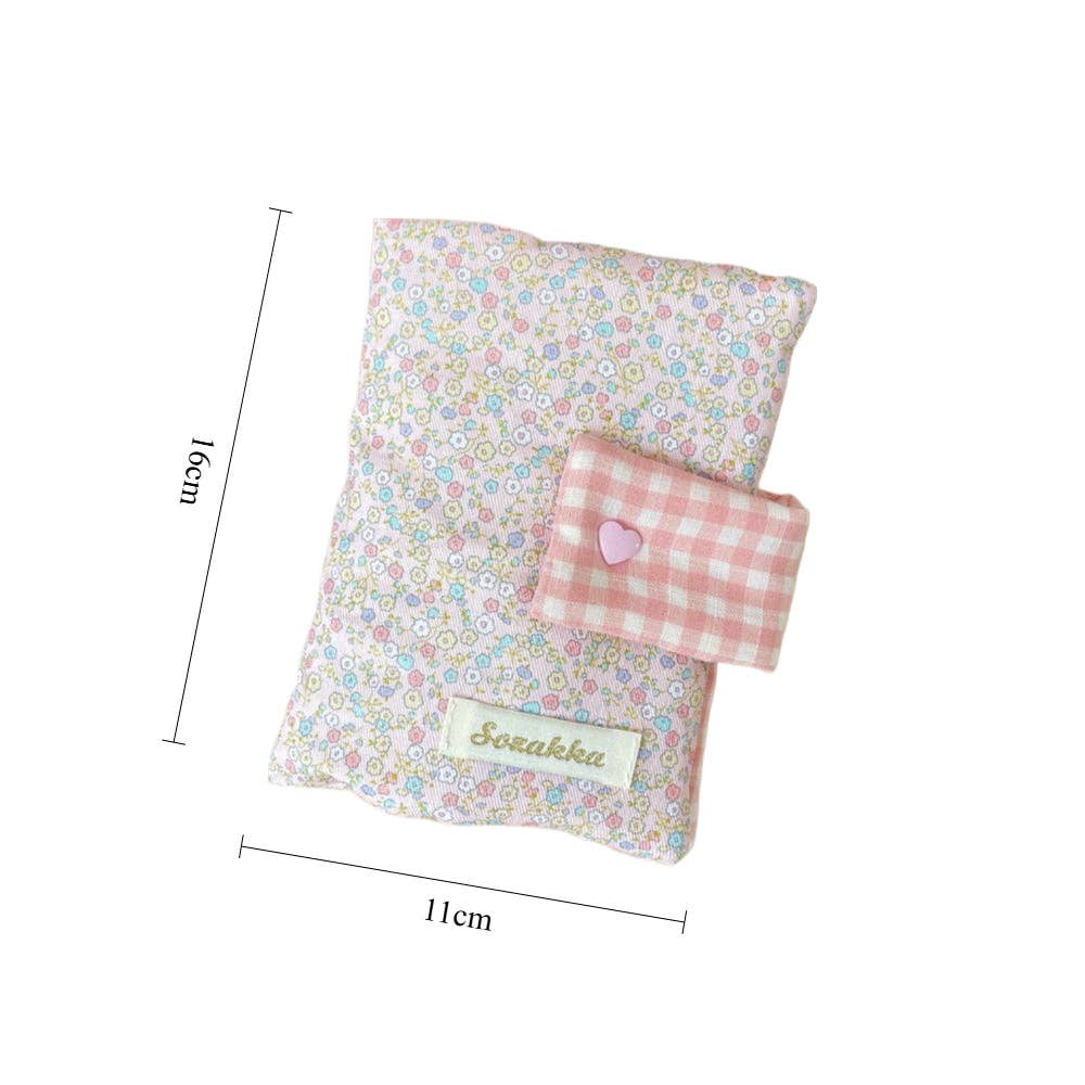 Handmade Pink Bow Journal Cover