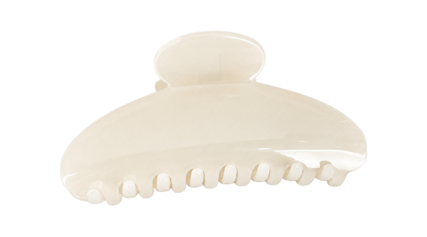 Jelly White Claw Hair Clip