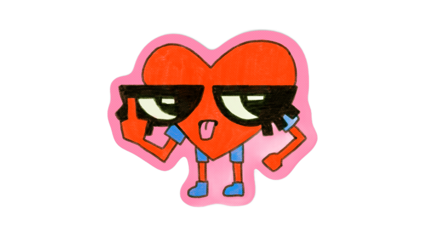 LOVE GUY! Sticker