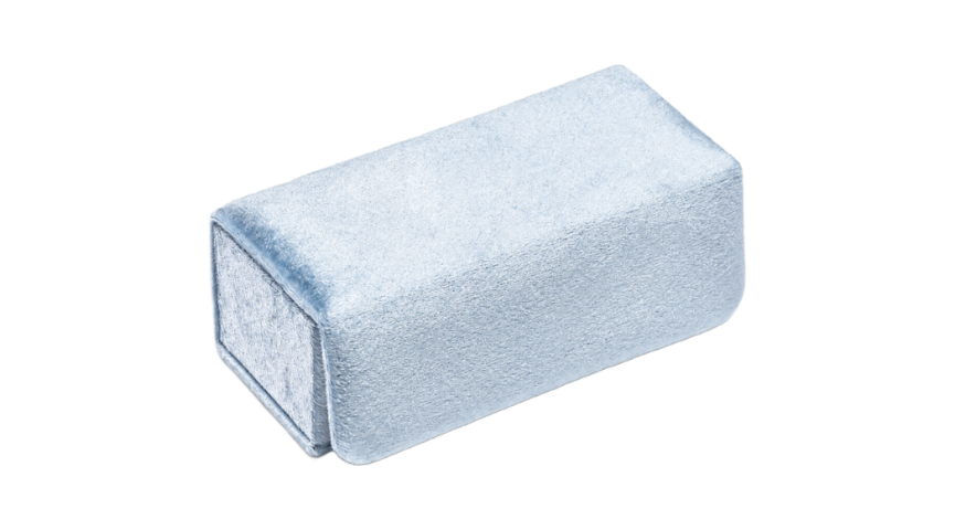 Mini Velvet Jewelry Box_Blue