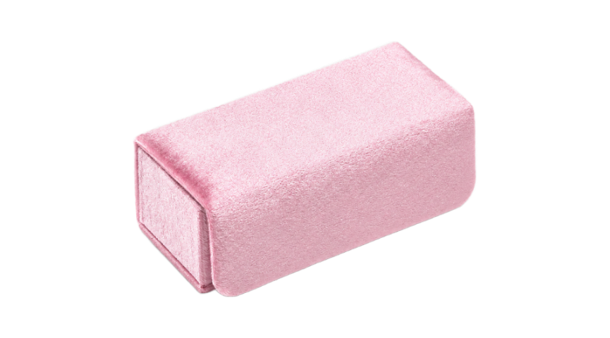 Mini Velvet Pink Jewelry Box