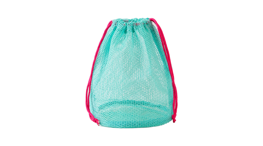 Mint Green Sporty Drawstring Pouch