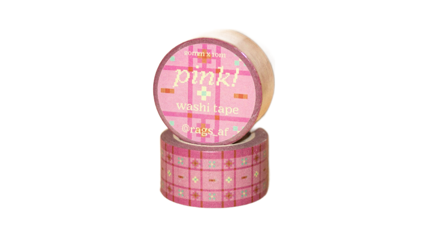 Pink Patterned! Washi Tape