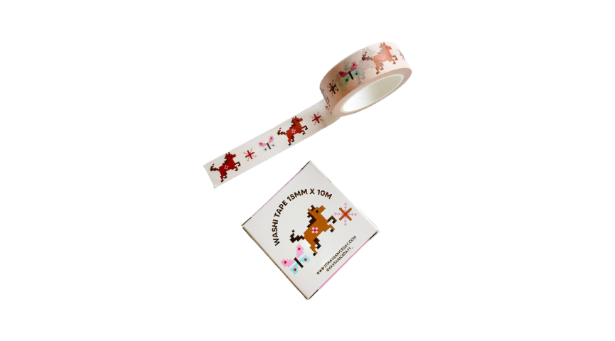 Pixel Horse Washi Tape Roll
