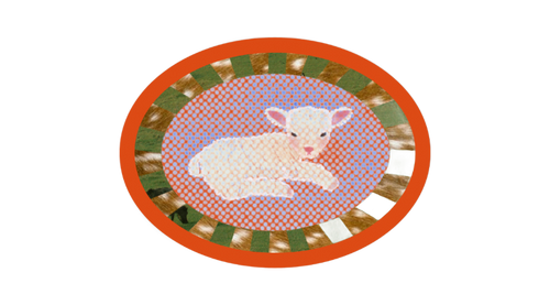 RED LAMB! Sticker