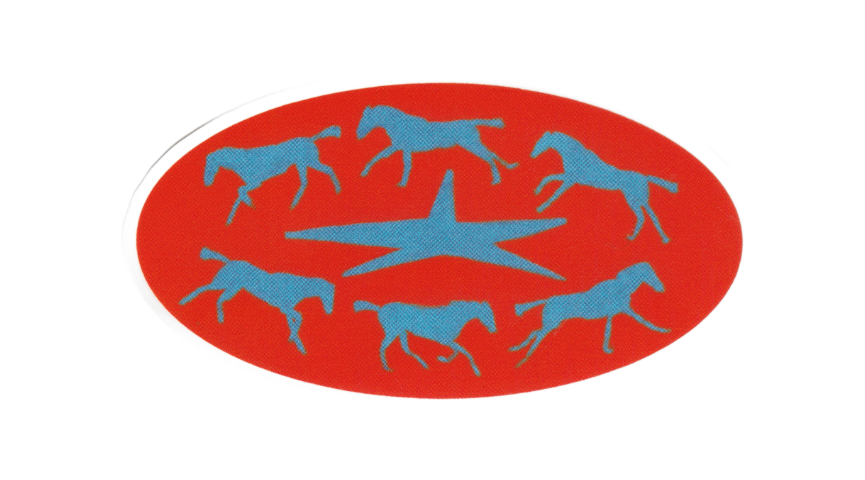 RUNNING HORSES! Sticker