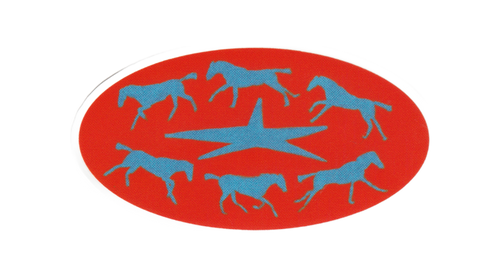 RUNNING HORSES! Sticker