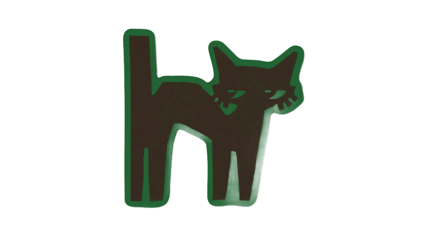 SCAREDY CAT! Sticker