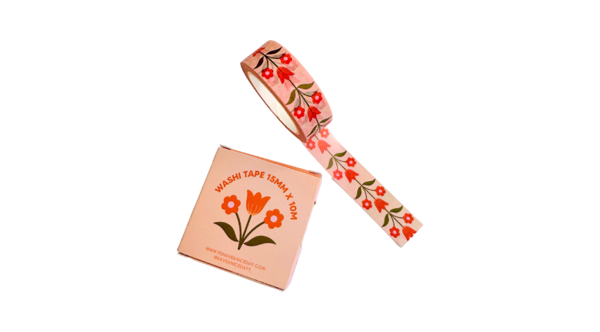 Tulips Washi Tape Roll