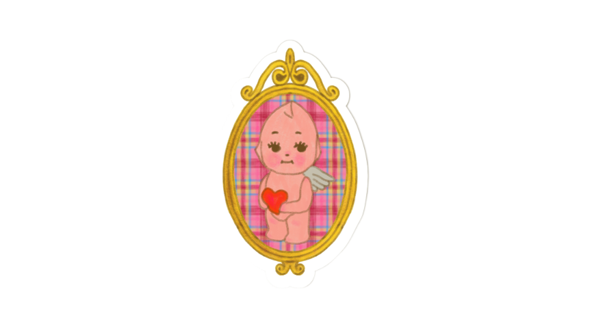 VALENTINE BABY! Sticker