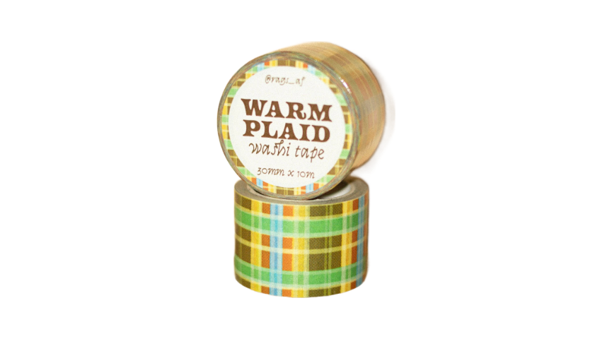 WARM PLAID! Washi Tape