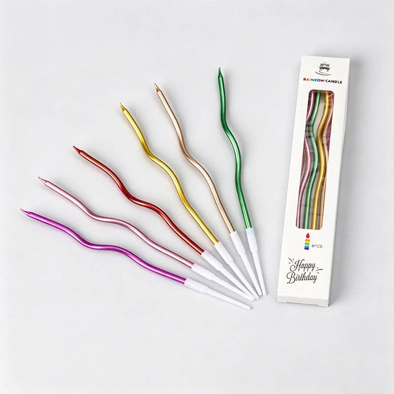 Spiral Birthday Candles_Multicolor-Spiral (10pcs)