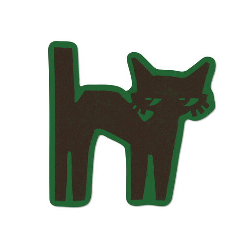 SCAREDY CAT! Sticker